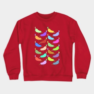 Cute and Girly Cartoon Platypus Pattern Crewneck Sweatshirt